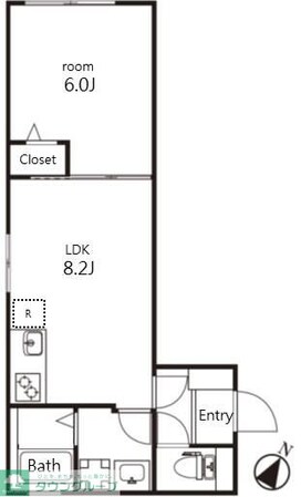 V-style幡ヶ谷の物件間取画像